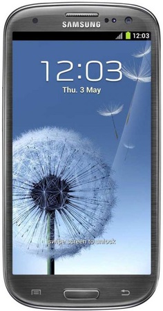 Смартфон Samsung Galaxy S3 GT-I9300 16Gb Titanium grey - Семёнов